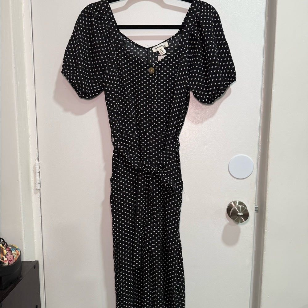 Monteau Polka Dot Women’s Romper | Size M